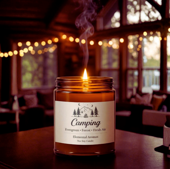Camping Forest & Fresh Air Soy Candle